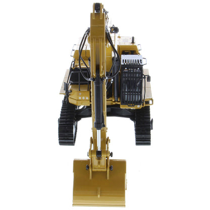 Model of a Caterpillar 395 Super Large Next-Generation Hydraulic Excavator GP Version with Bucket on a White Background