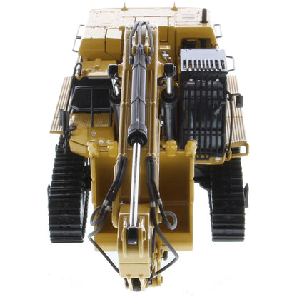 Model of a Caterpillar 395 Super Large Next-Generation Hydraulic Excavator GP Version with Bucket on a White Background