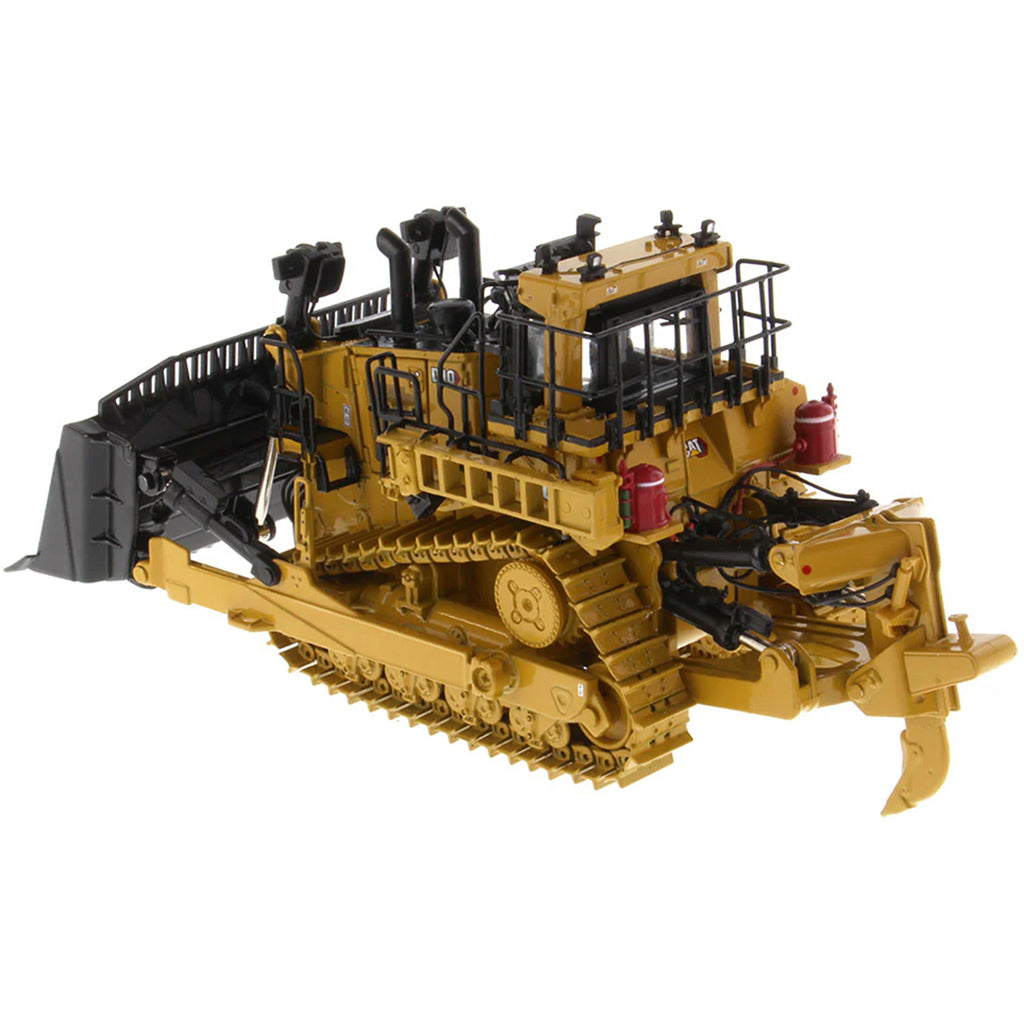 Model of a Caterpillar D10 Next Generation Track Type Dozer with Rear Ripper on a White Background