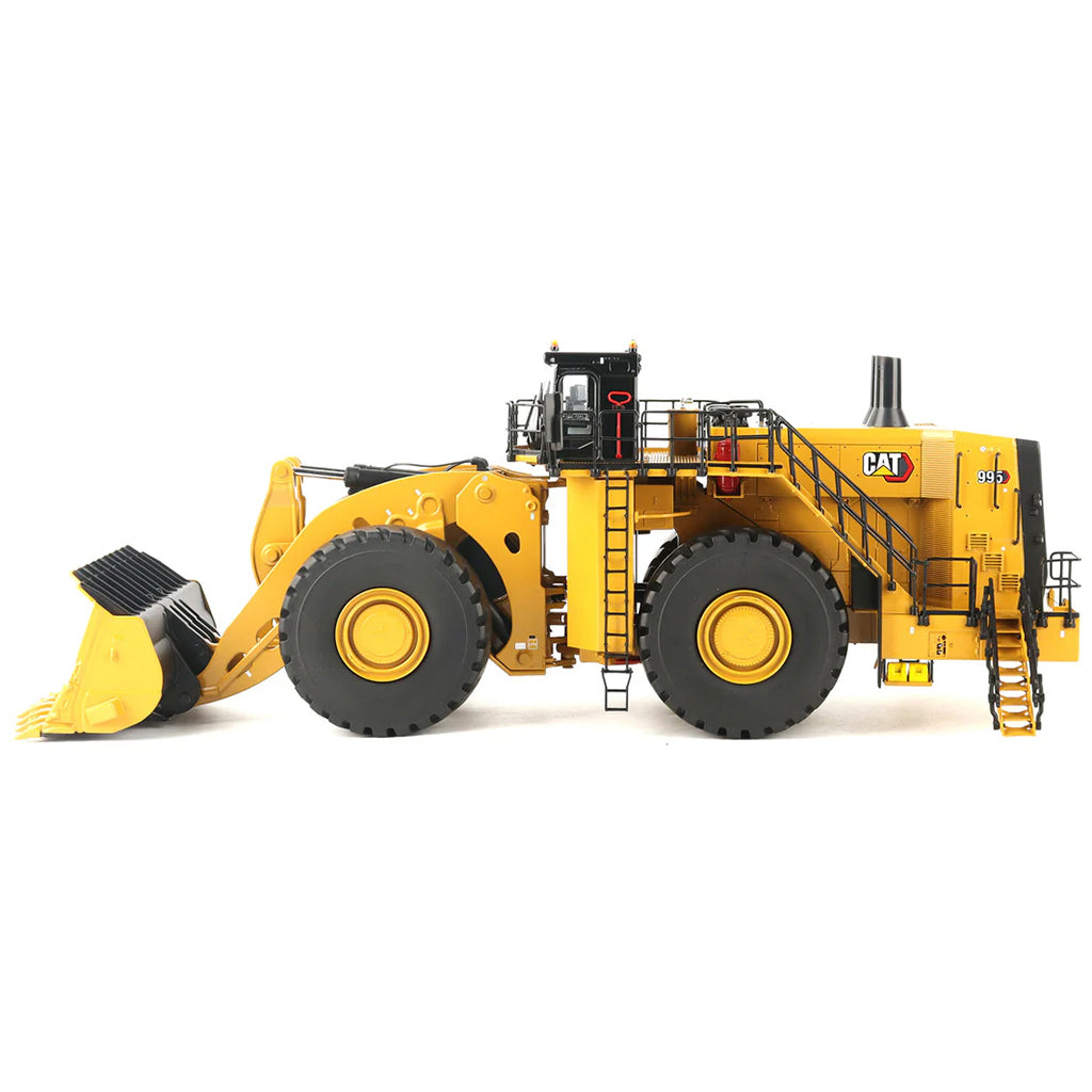 Model of a Caterpillar 995 Wheel Loader on a White Background