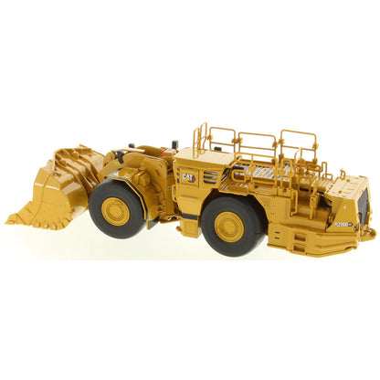 Model of a Caterpillar R2900 XE Underground Mining Loader on a White Background