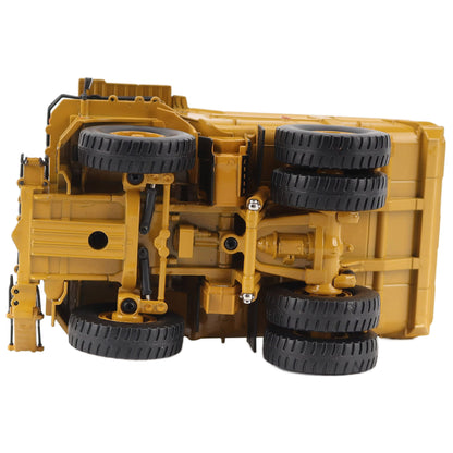 Bottom view of a Caterpillar 785 Mining Truck Model on a White Background