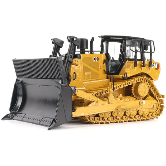 Model of a Caterpillar D8 Track-Type Dozer Waste Handler Configuration on a White Background
