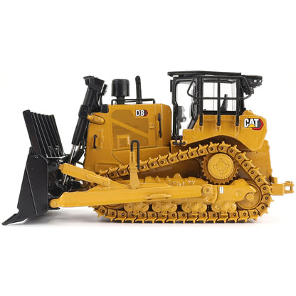 Model of a Caterpillar D8 Track-Type Dozer Waste Handler Configuration on a White Background