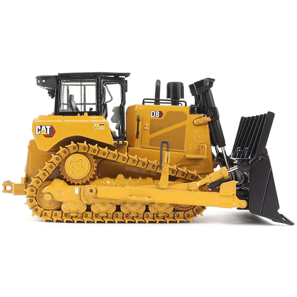 Model of a Caterpillar D8 Track-Type Dozer Waste Handler Configuration on a White Background