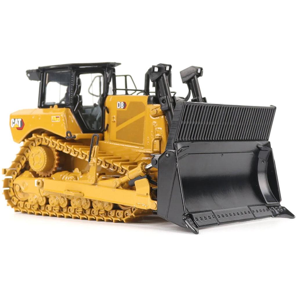 Model of a Caterpillar D8 Track-Type Dozer Waste Handler Configuration on a White Background