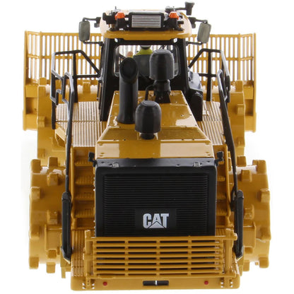 Model of a Caterpillar 836 Landfill Compactor on a White Background