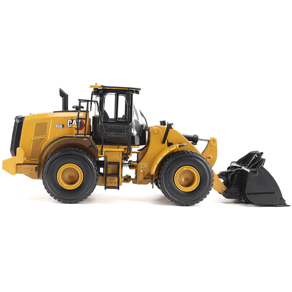 Model of a Caterpillar 950 Wheel Loader on a White Background