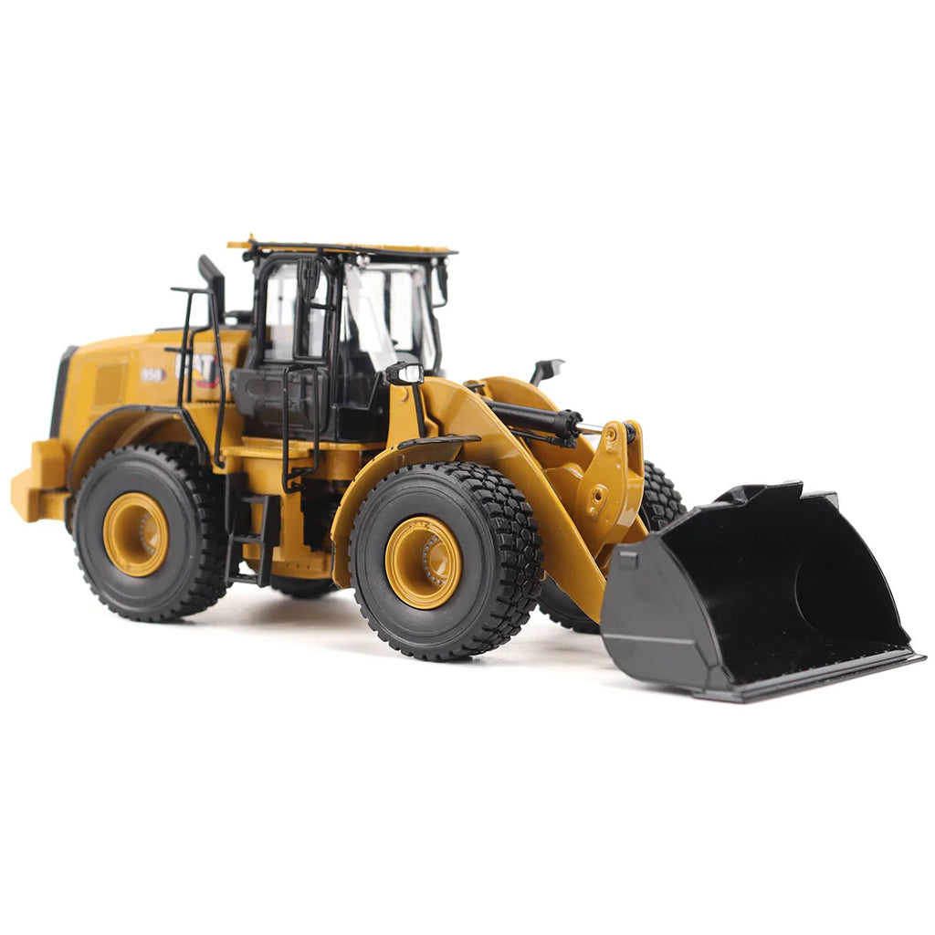 Model of a Caterpillar 950 Wheel Loader on a White Background