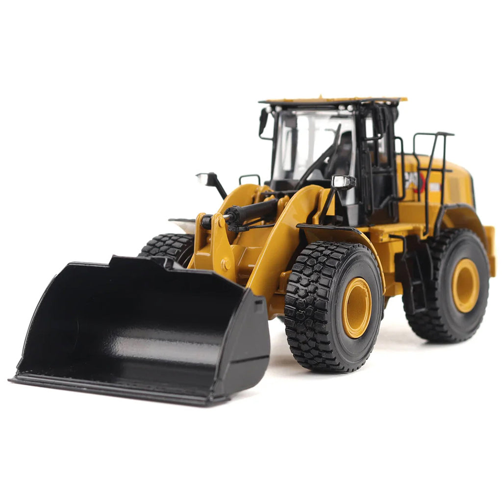 Model of a Caterpillar 950 Wheel Loader on a White Background