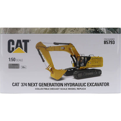 Metal Tin Box with CAT Branding, Text and Full Color Pictures Photographed on a White Background