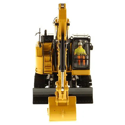 Model of a Caterpillar 335F LCR Hydraulic Excavator on a White Background