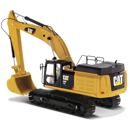 Model of a Caterpillar 349F l XE Hydraulic Excavator on a White Background