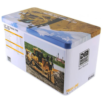 Box packaging of a model tractor with branding on a white background