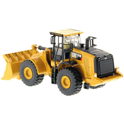 Model of a Caterpillar 972M Wheel Loader on a White Background