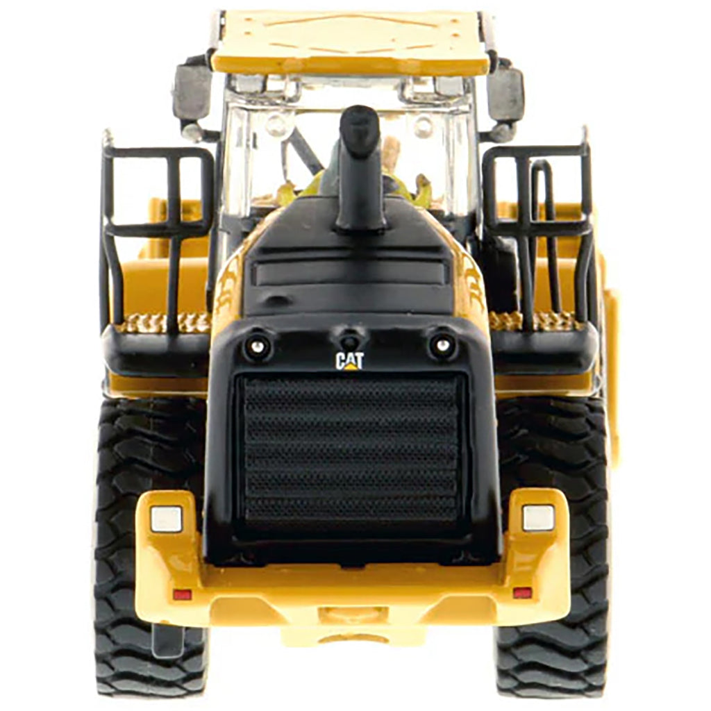 Model of a Caterpillar 972M Wheel Loader on a White Background