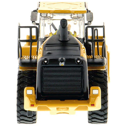 Model of a Caterpillar 972M Wheel Loader on a White Background