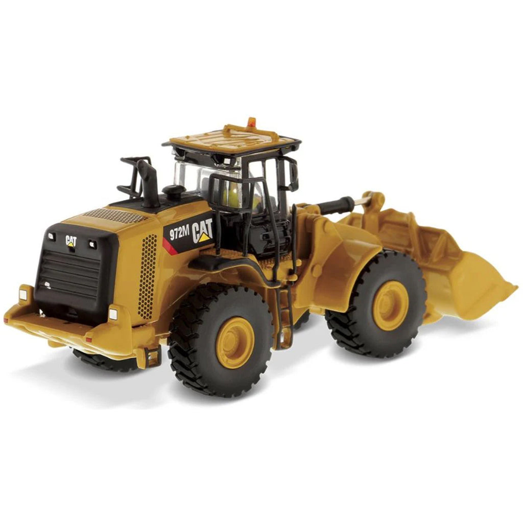 Model of a Caterpillar 972M Wheel Loader on a White Background