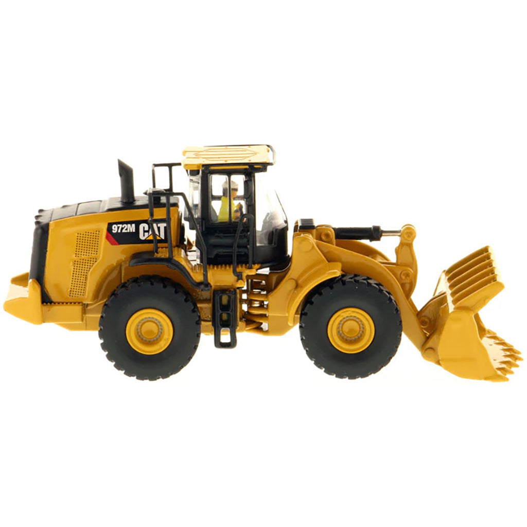 Model of a Caterpillar 972M Wheel Loader on a White Background