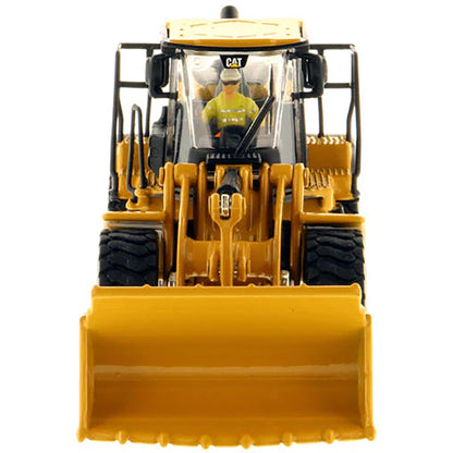Model of a Caterpillar 972M Wheel Loader on a White Background