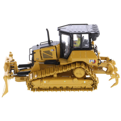 Model of a Caterpillar D5 LGP VPAT Track-Type Dozer with Rear Ripper on a White Background
