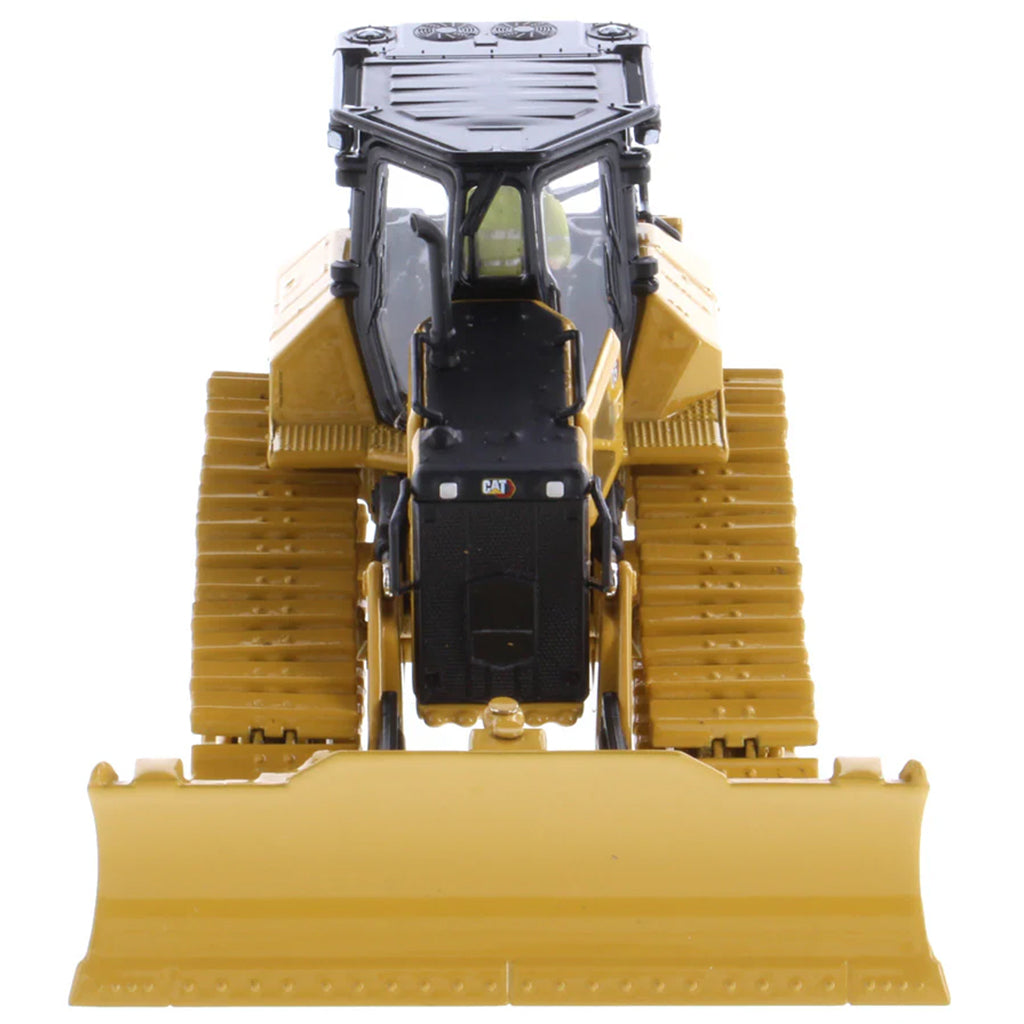 Model of a Caterpillar D5 LGP VPAT Track-Type Dozer with Rear Ripper on a White Background