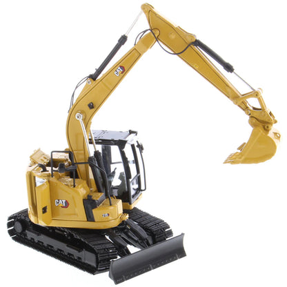 Model of a Caterpillar 315 Mini-Excavator on a White Background