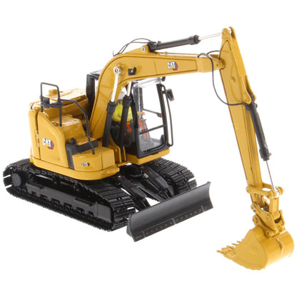 Model of a Caterpillar 315 Mini-Excavator on a White Background