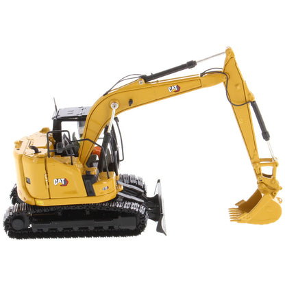 Model of a Caterpillar 315 Mini-Excavator on a White Background
