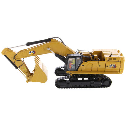 Model of a Next Generation Caterpillar 395 Super Large Hydraulic Excavator Mass Excavation Version on a White Background