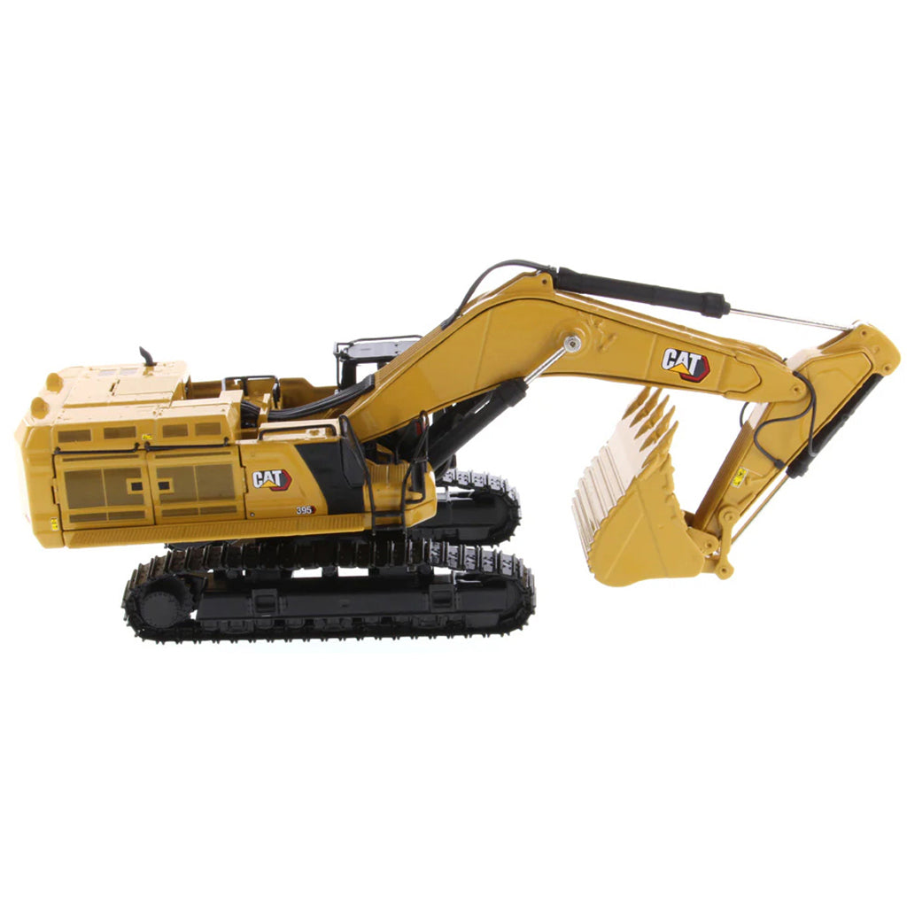 Model of a Next Generation Caterpillar 395 Super Large Hydraulic Excavator Mass Excavation Version on a White Background