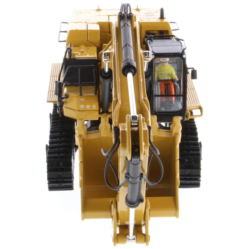 Model of a Next Generation Caterpillar 395 Super Large Hydraulic Excavator Mass Excavation Version on a White Background