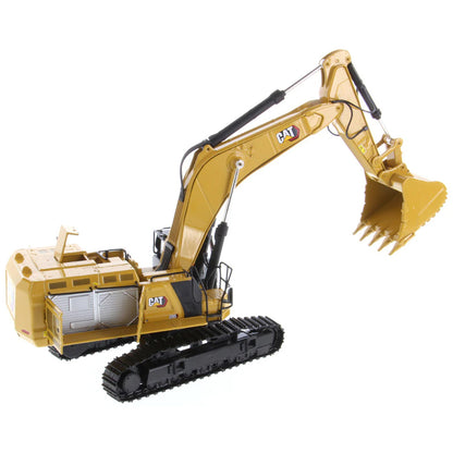 Model of a Next Generation Caterpillar 395 Super Large Hydraulic Excavator Mass Excavation Version on a White Background