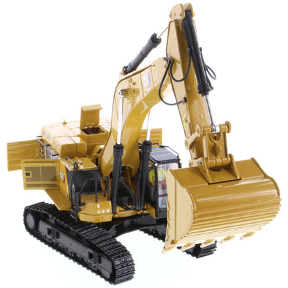 Model of a Next Generation Caterpillar 395 Super Large Hydraulic Excavator Mass Excavation Version on a White Background