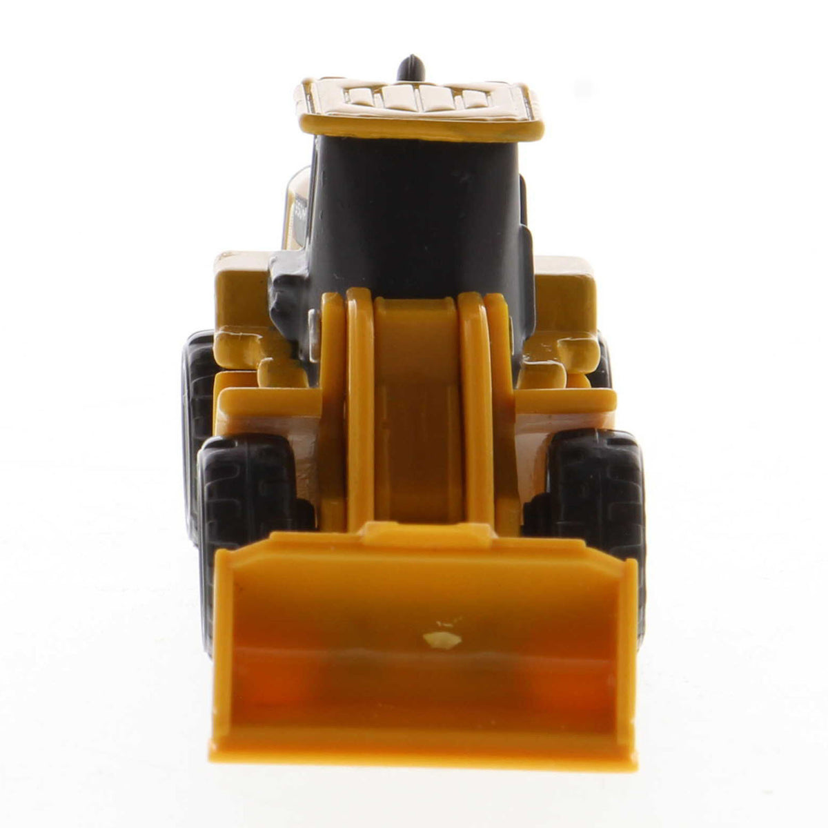 Mini Model of a Cat 950M Wheel Loader Mounted on White background