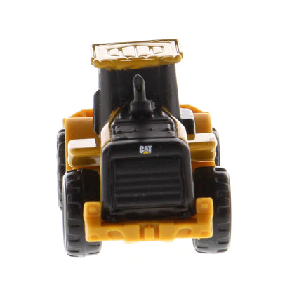 Mini Model of a Cat 950M Wheel Loader on a White background