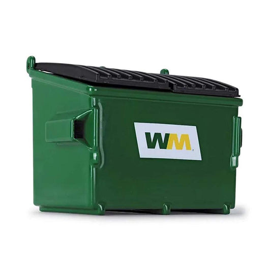 Trash Bin Front Load Dumpster "Waste Management" (Green)