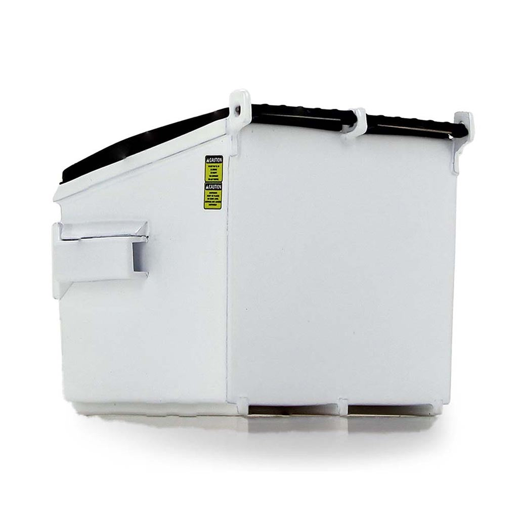 Trash Bin Front Load Dumpster (White)