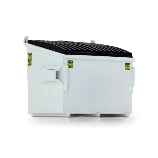 Trash Bin Front Load Dumpster (White)