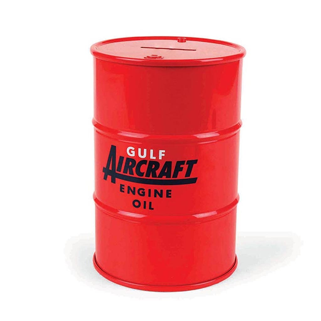 Gulf Oil Aviation 55-Gallon Drum (Bank)