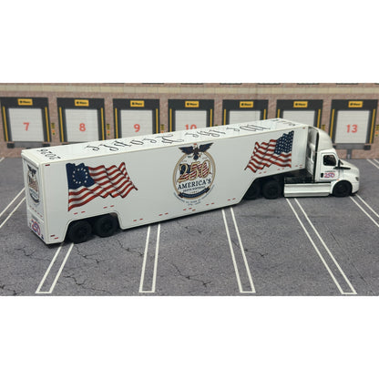 2022 Freightliner eCascadia Day Cab w/Racing Van Trailer "America 250 - Version 1"