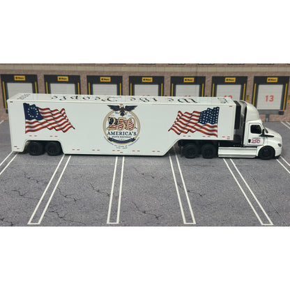 2022 Freightliner eCascadia Day Cab w/Racing Van Trailer "America 250 - Version 1"