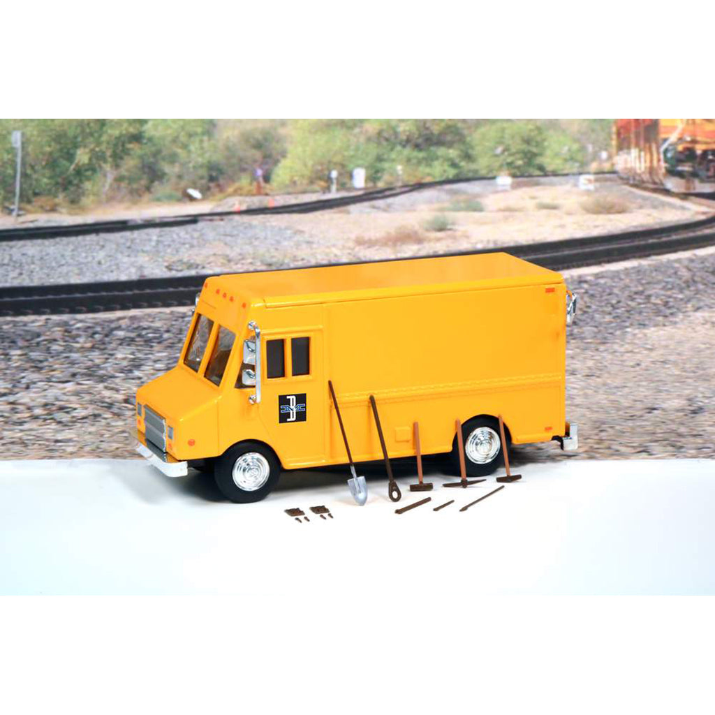 Grumman Step Van "Boston & Maine Railroad" (Orange) w/Accessories