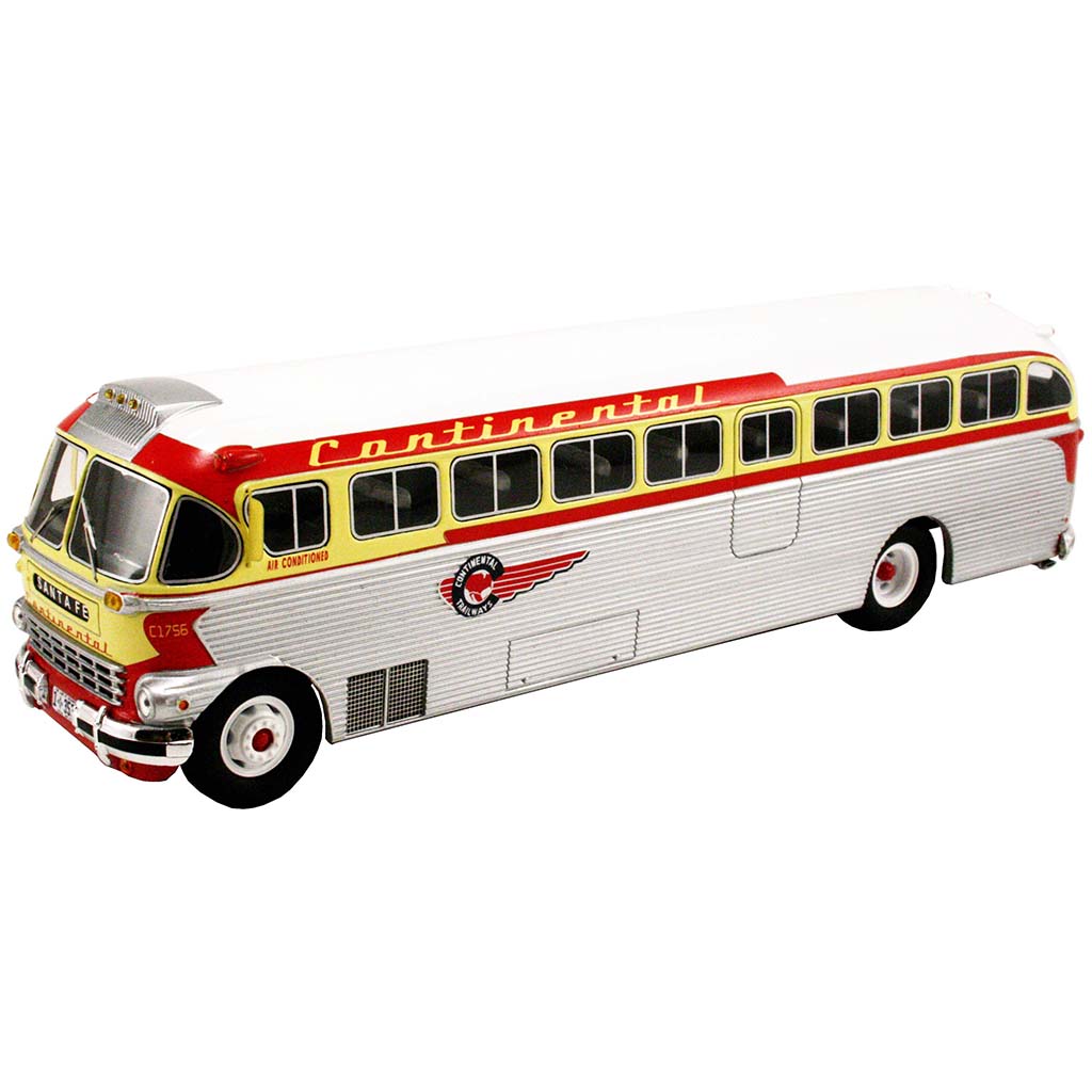 <p>1948 ACF Brill IC-41 "Santa Fe Trail Corporation Continental Trailways - Santa Fe, NM"</p>