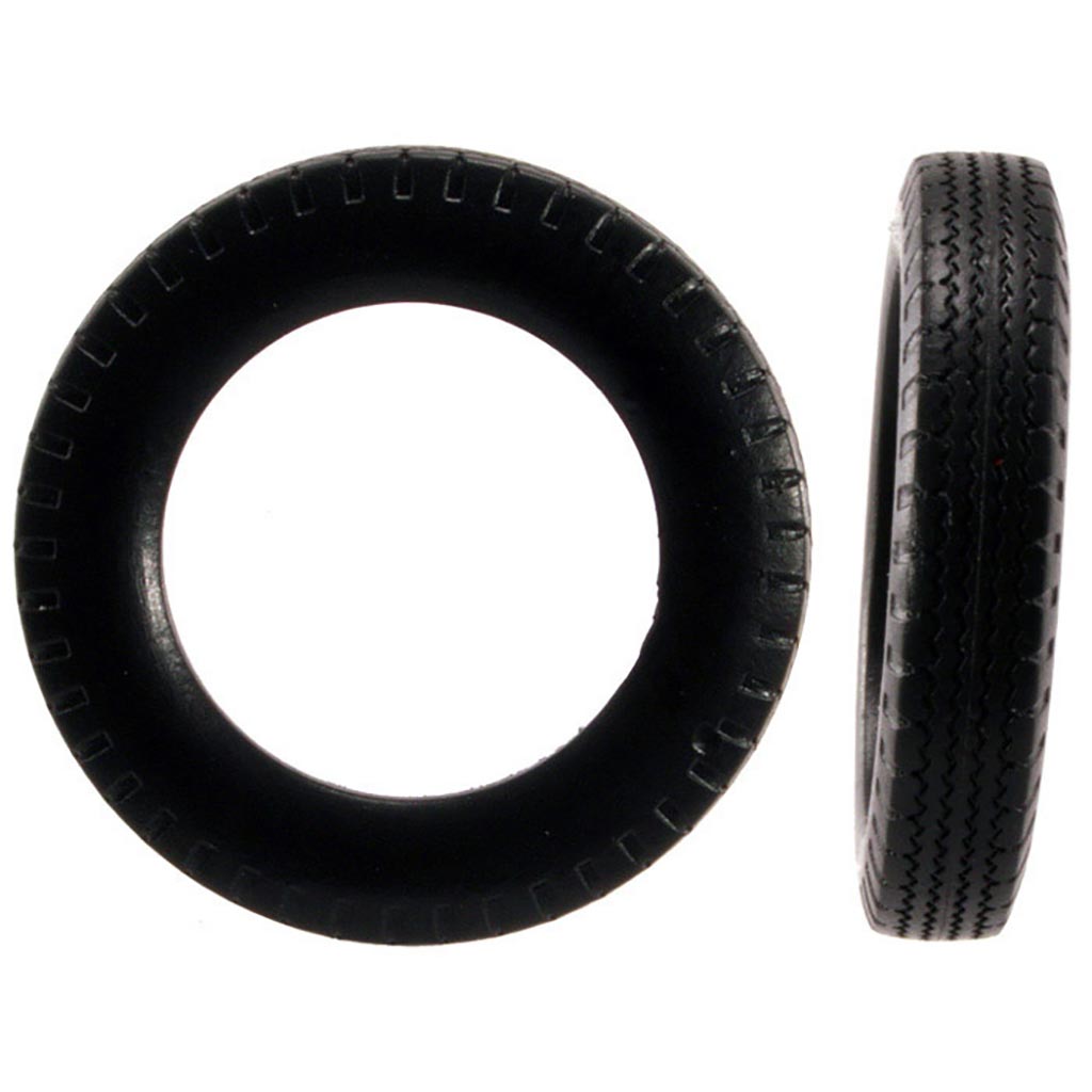 1:43 Scale Truck Tires - Large (12) (5mm x 26mm)