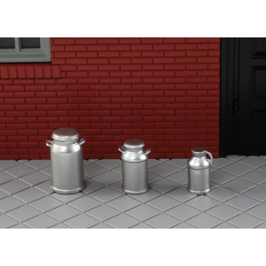 Milk Can Set (3) - Large, Small & Creamer