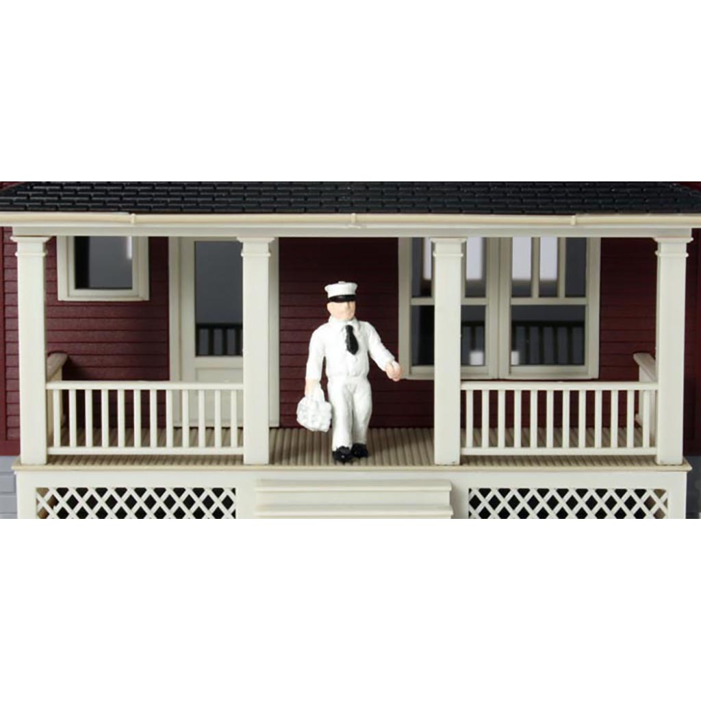 Milkman Figure w/Milk Carrier (White)