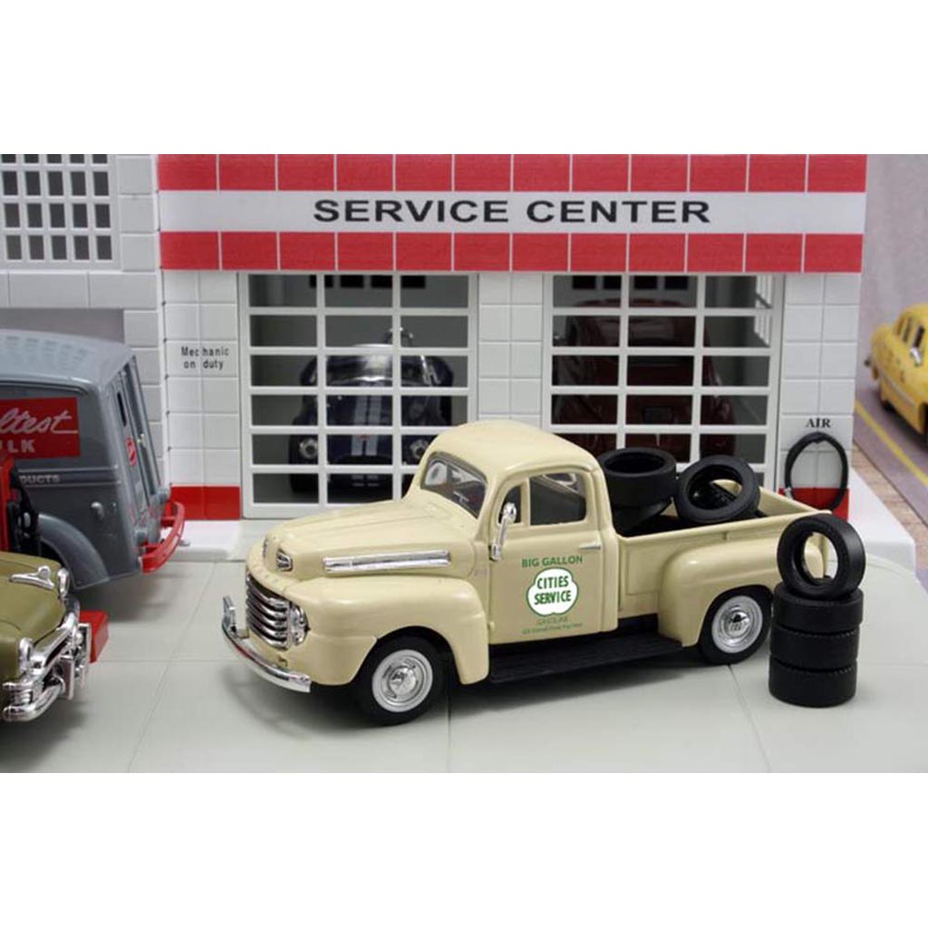 1948 Ford F1 Pickup "Cities Service" w/Tire Load