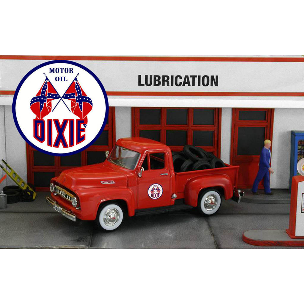 1953 Ford F-100 Pickup "Dixie Motor Oil" w/Tire Load