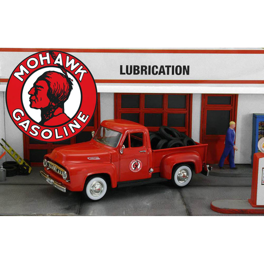 1953 Ford F-100 Pickup "Mohawk Gasoline" w/Tire Load